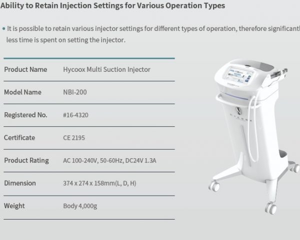 Hycoox Injector